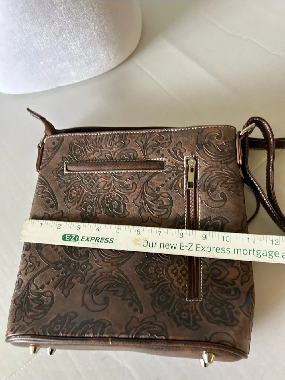 WESTERN COWGIRL CONCEAL VEGAN LEATHER WITH FRINGE CROSSBODY BAG